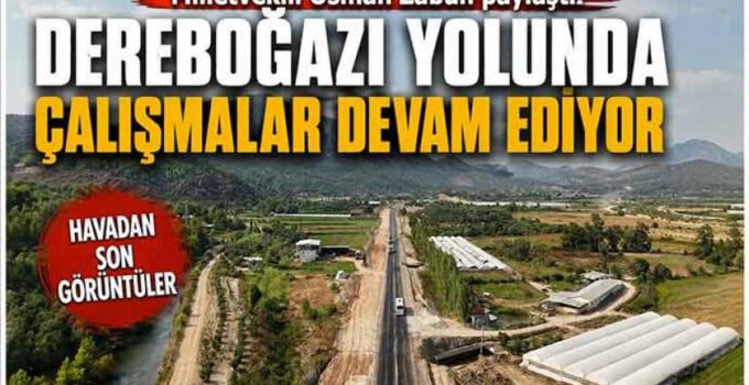 Milletvekili Zabun Yol Çalışmalarını Paylaştı